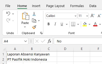 buat nama perusahaan new document